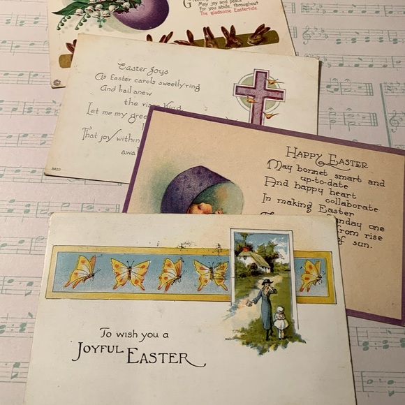 Lot of Antique Easter Postcards 🐰💐 - Picture 9 of 12